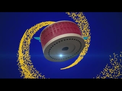 Ruota 124*70mm di aspirazione di colore rosso per le parti di stampa del poliuretano della piegatrice