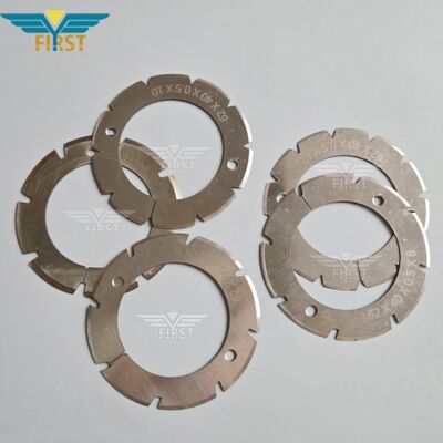 Lame per taglierina per piegatrici Heidelberg-Stahl in acciaio bianco - Opzioni a U e a V per resistenza all'usura