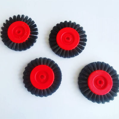 Ruota a spazzola dura 6x60 mm per macchina da stampa Heidelberg realizzata in plastica di fascia alta con peli di maiale