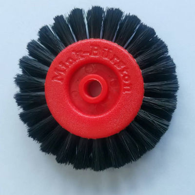 Ruota a spazzola dura 6x60 mm per macchina da stampa Heidelberg realizzata in plastica di fascia alta con peli di maiale