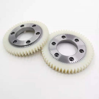 Ingranaggi in nylon a 51 denti di colore bianco chiaro per la macchina da stampa KBA 105