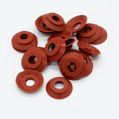 Disco di inversione dell'aspirazione a ventosa in gomma durevole da 18x7 mm rosso vino per pezzi di ricambio per macchine da stampa