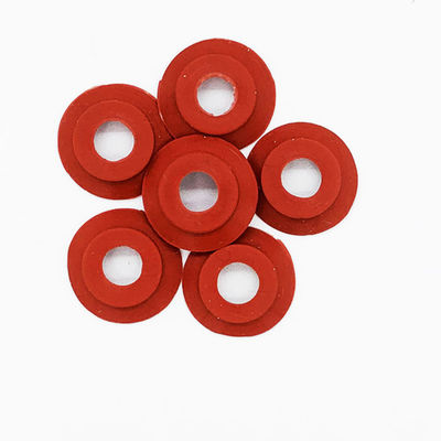 Disco di inversione dell'aspirazione a ventosa in gomma durevole da 18x7 mm rosso vino per pezzi di ricambio per macchine da stampa