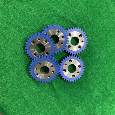Un ingranaggio blu di 33 denti per i pezzi di ricambio della stampa di Sakura Machine Parts Iron Printing