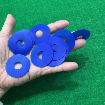 38x15x0,8 mm aspiratore di gomma piatta di colore blu per macchine di stampa offset