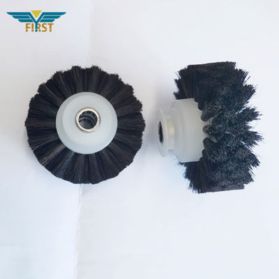 60*8,5*35mm ruota a pennello nero per la macchina da stampa KBA parti in plastica di alta qualità con lunga durata di utilizzo