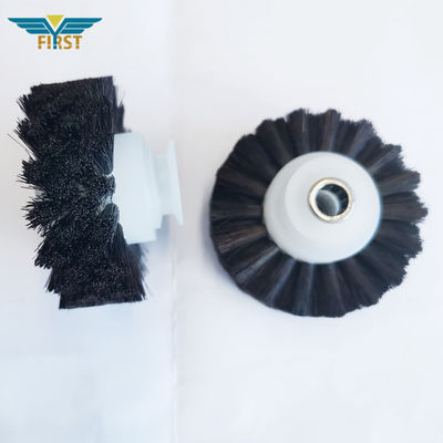 60*8,5*35mm ruota a pennello nero per la macchina da stampa KBA parti in plastica di alta qualità con lunga durata di utilizzo