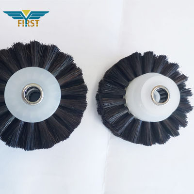 60*8,5*35mm ruota a pennello nero per la macchina da stampa KBA parti in plastica di alta qualità con lunga durata di utilizzo