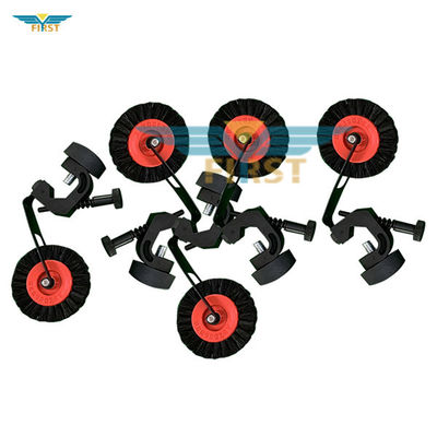 Metallo Sm74 di sostegno della spazzola della ruota del nero di Heidelberg che stampa l'OEM delle parti disponibile