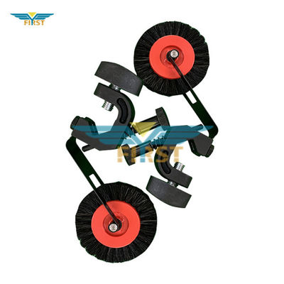 Metallo Sm74 di sostegno della spazzola della ruota del nero di Heidelberg che stampa l'OEM delle parti disponibile