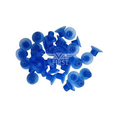 Succettore di gomma blu 32x18mm Succettore a piedi alti per la macchina di taglio a stampo con materiale di gomma resistente