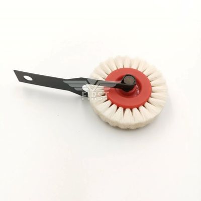 Pulizia cinese a spazzola dura ruota stampante macchina alimentatore spazzola con supporto