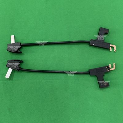 Vecchio coltello da taglio Leybold High End in plastica/acciaio per riempimento di macchine tessili Stop Motion con lunghezza 275 mm