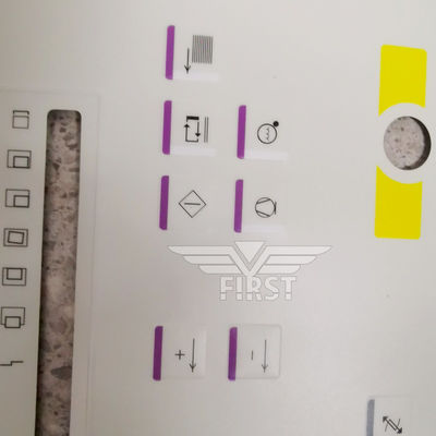 Etichetta per la macchina da stampa Heidelberg SM102 Adesivo in colore bianco in formato 63*21.2 o 37*15.5CM