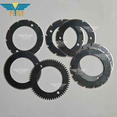 Lamette di taglio in acciaio blu importate per le macchine pieghevoli di Heidelberg Lamette a forma di U Lamette a forma di V Opzioni