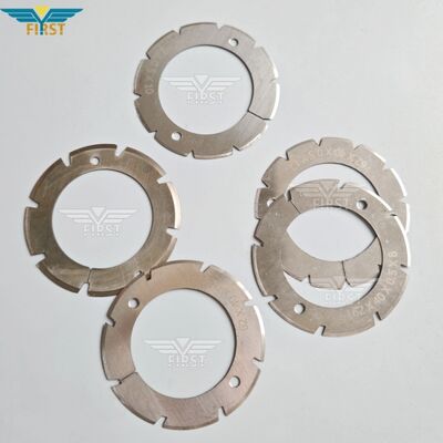 Lame per taglierina per piegatrici Heidelberg-Stahl in acciaio bianco - Opzioni a U e a V per resistenza all'usura