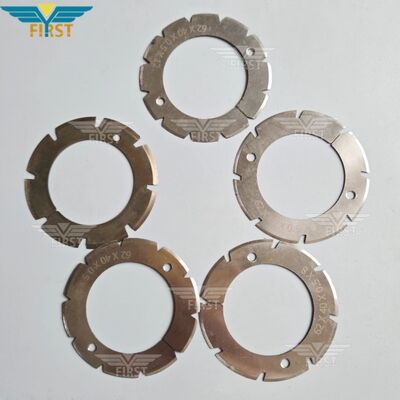 Lame per taglierina per piegatrici Heidelberg-Stahl in acciaio bianco - Opzioni a U e a V per resistenza all'usura