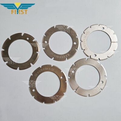 Lame per taglierina Heidelberg Stahl in acciaio bianco, opzioni a forma di U/a forma di V