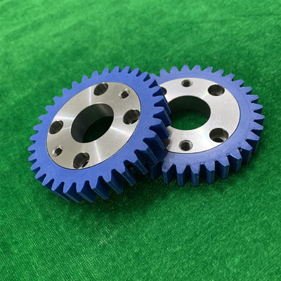 Un ingranaggio blu di 33 denti per i pezzi di ricambio della stampa di Sakura Machine Parts Iron Printing