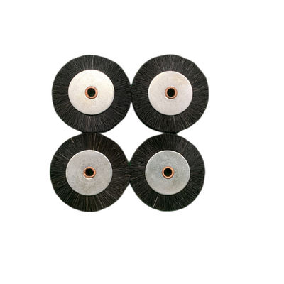 Ruota di spazzola dura di colore bianco 60x11x6 mm per la macchina da stampa Roland con pelo di maiale/acciaio bianco