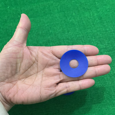 38x15x0,8 mm aspiratore di gomma piatta di colore blu per macchine di stampa offset