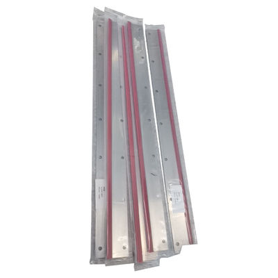 Lama per lavaggio stampante Heidelberg resistente all'inchiostro UV 605x46x0,5 mm con 7 fori per SM52 PM52