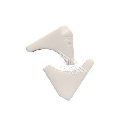 Piastra di blocco terminale in plastica di fascia alta di colore bianco per parti di macchine da stampa Heidelberg GTO52